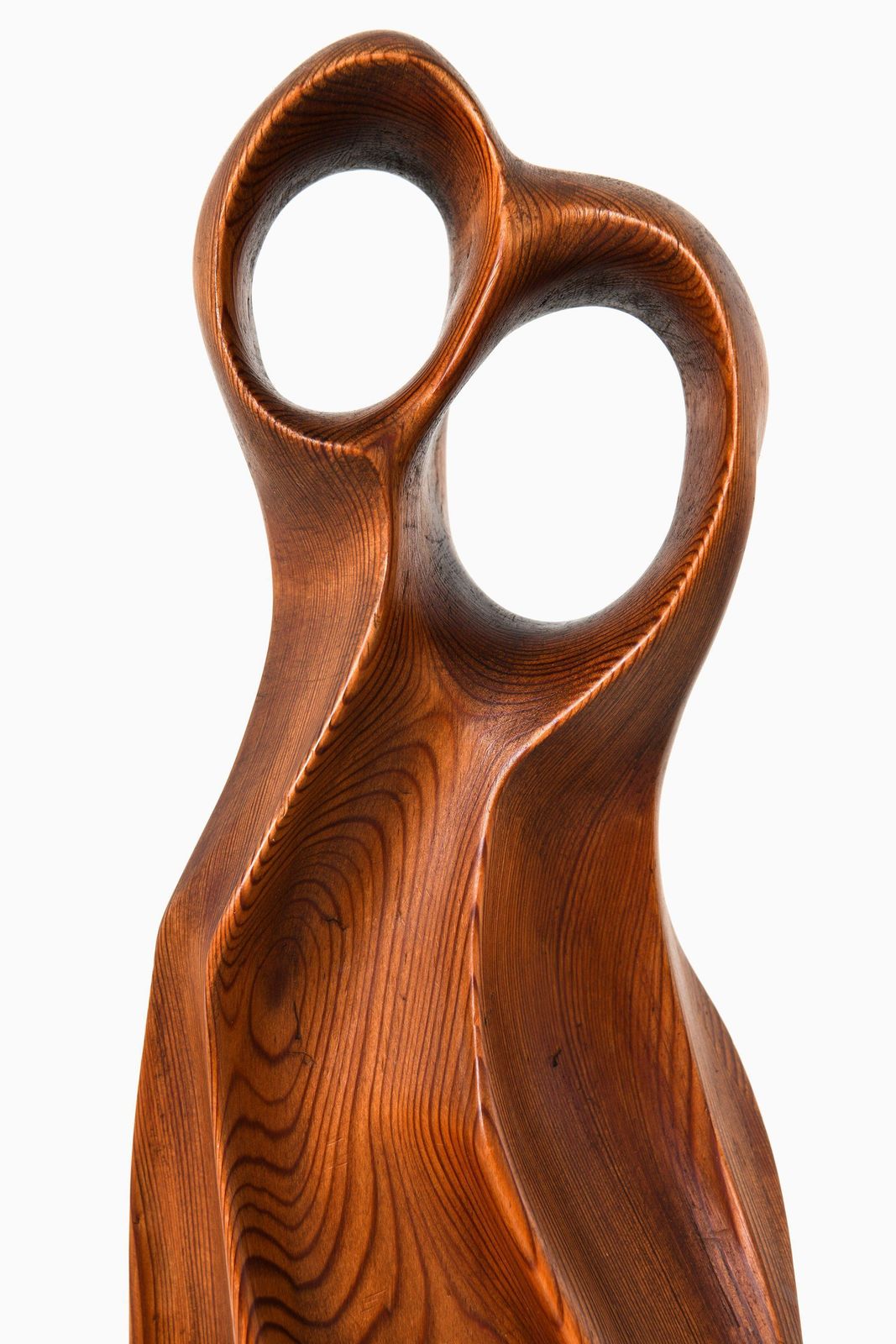 Rare Sculpture In Pine By Johnny Mattsson, 1950's photo for sale