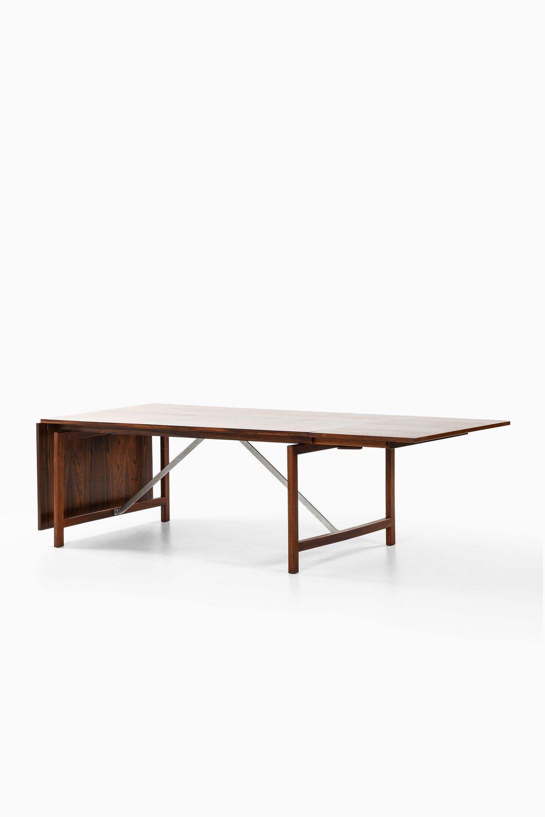 Dining Table In Rosewood And Steel By Hans Wegner, 1960s photo furniture