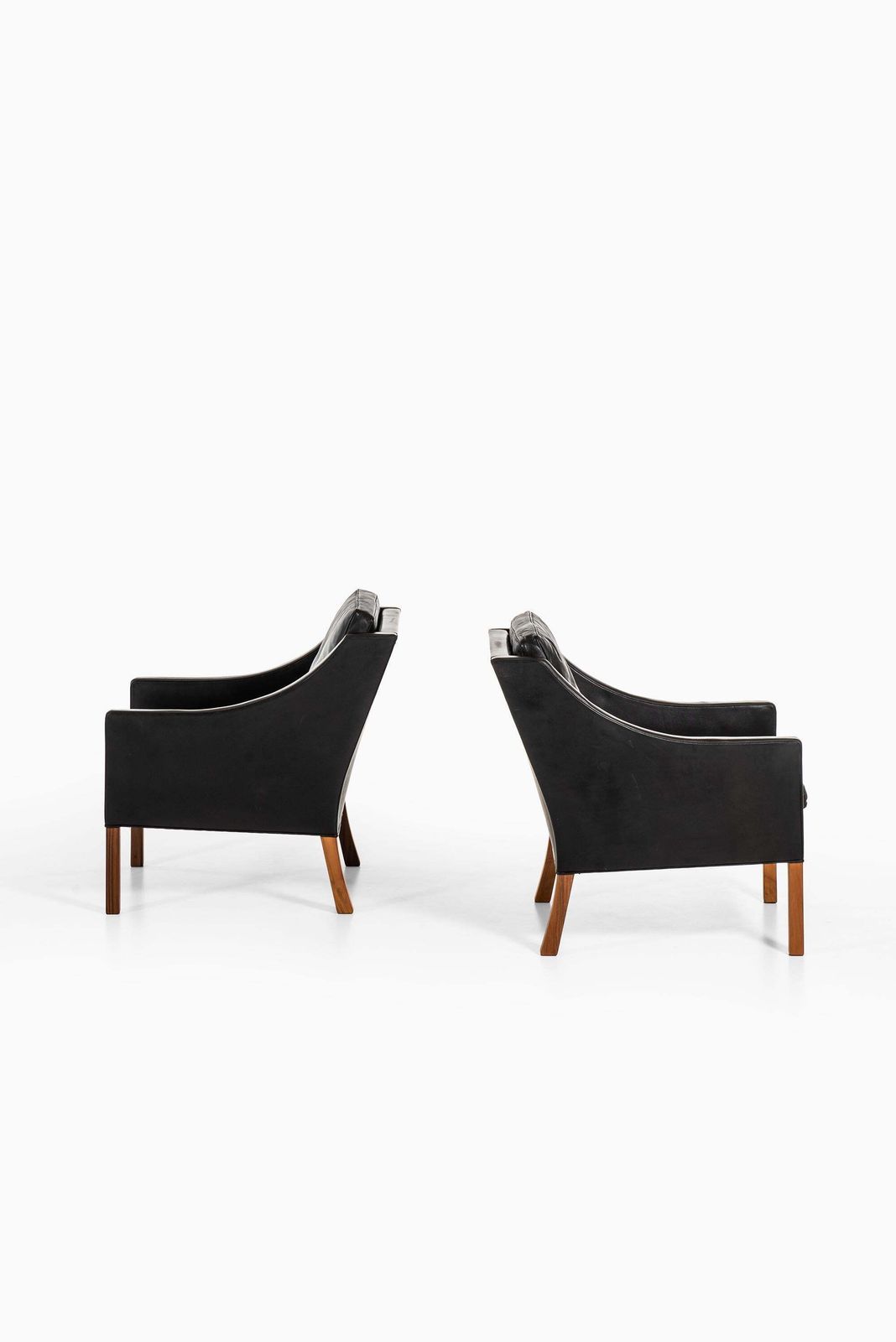 Børge Mogensen Easy Chairs Model 2207 By Fredericia Stolefabrik In Denmark photo for sale