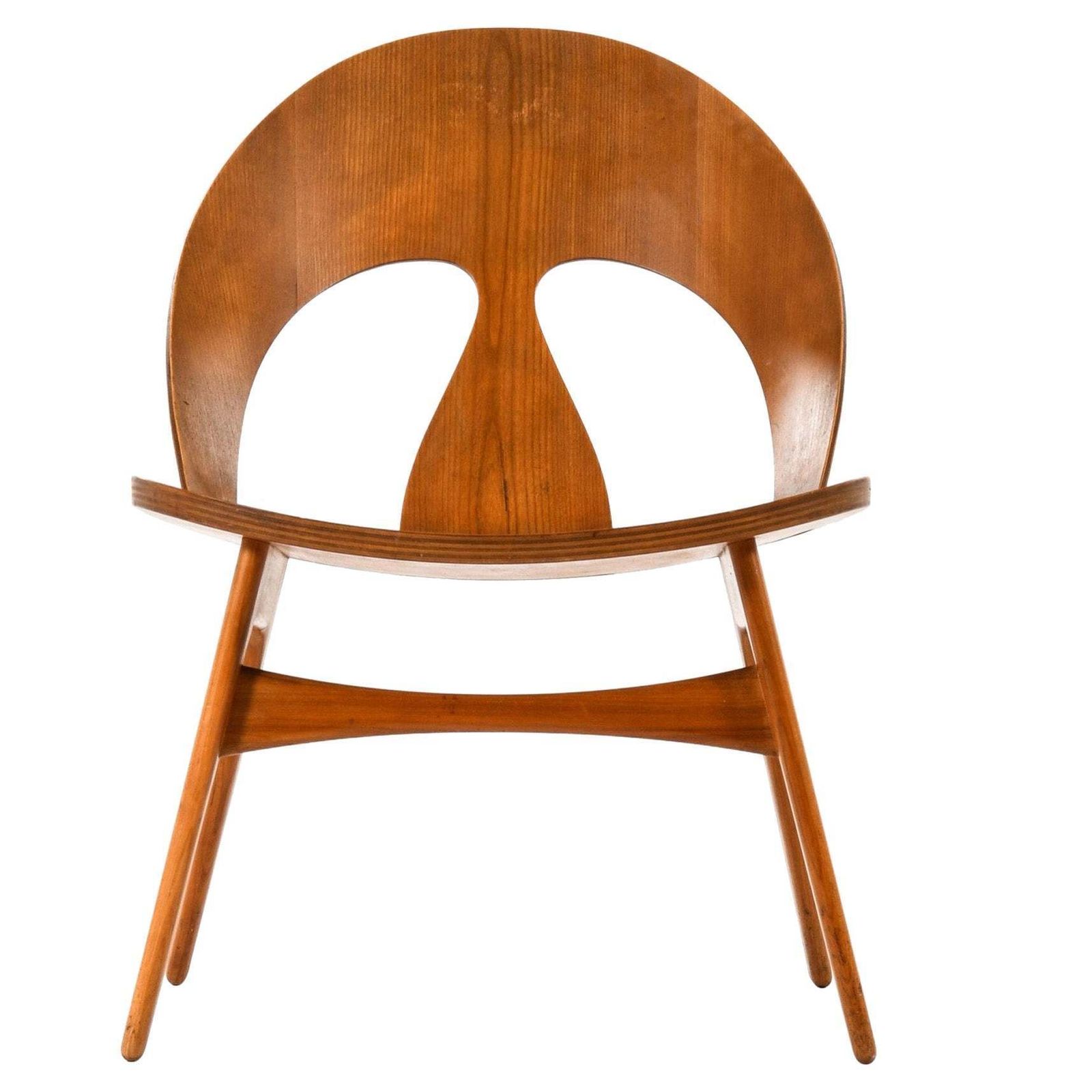 Børge Mogensen Easy Chair Produced By Cabinetmaker Erhard Rasmussen