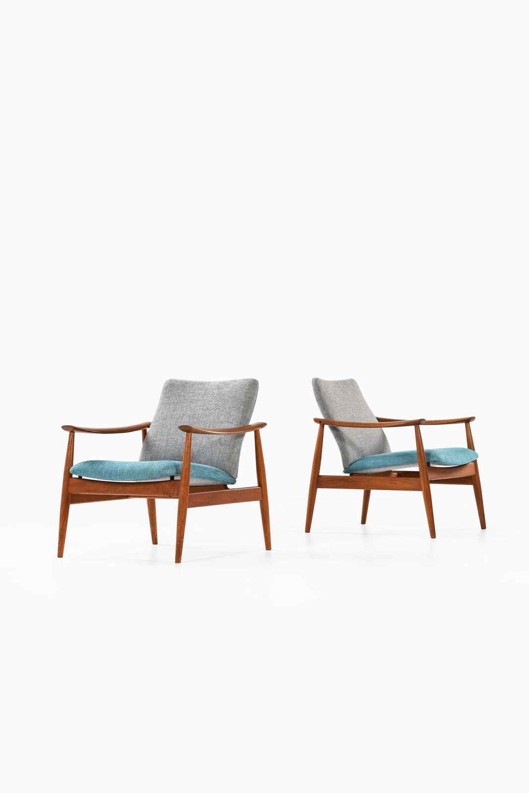 Finn Juhl Easy Chairs Model 138 Produced By France & Son In Denmark photo buy