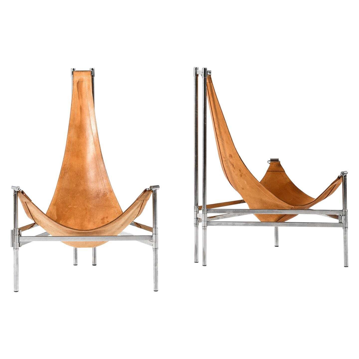 Christina & Lars Andersson Easy Chairs Model 'Yacht' Produced By Huskvarna