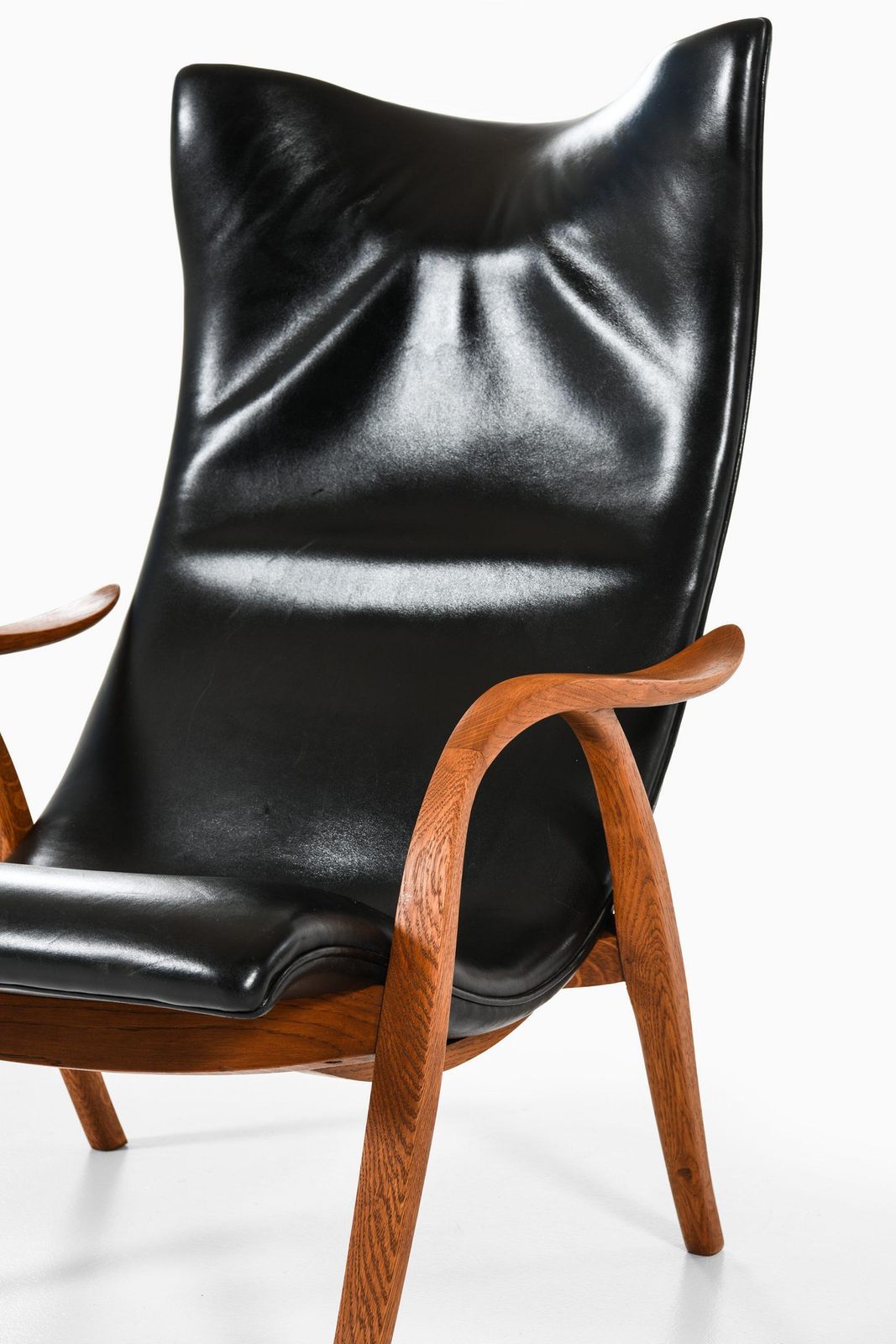 Frits Henningsen Easy Chair Produced By Cabinetmaker Frits Henningsen In Denmark photo for sale
