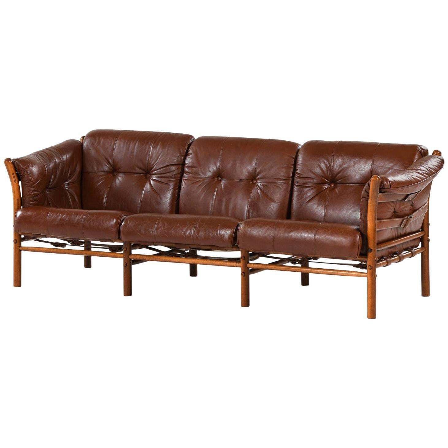 Arne Norell Sofa Model Indra Produced By Arne Norell Ab In Aneby, Sweden