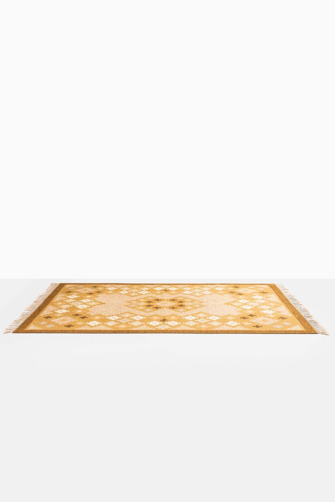 Anna Johanna ångström Carpet Produced In Sweden photo vintage