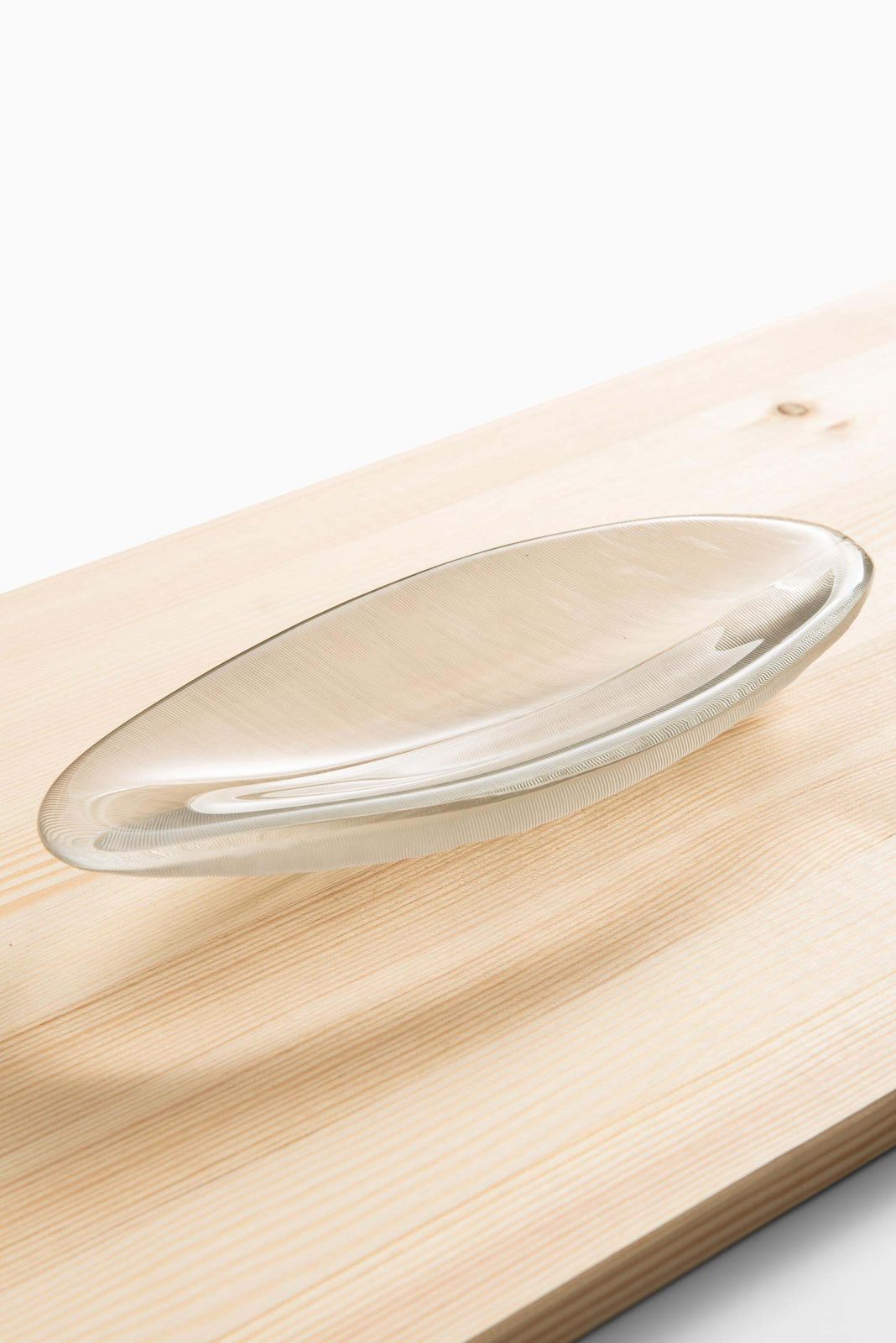 Tapio Wirkkala Glass Tray Model 3369 3869 By Iittala In Finland photo furniture