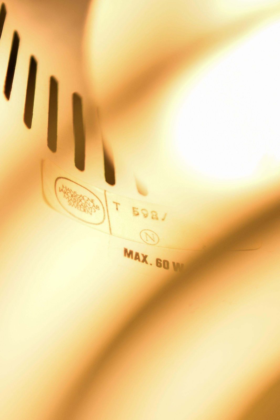 Ceiling Lamp In Brass By Hans Agne Jakobsson, 1960's photo vinterior