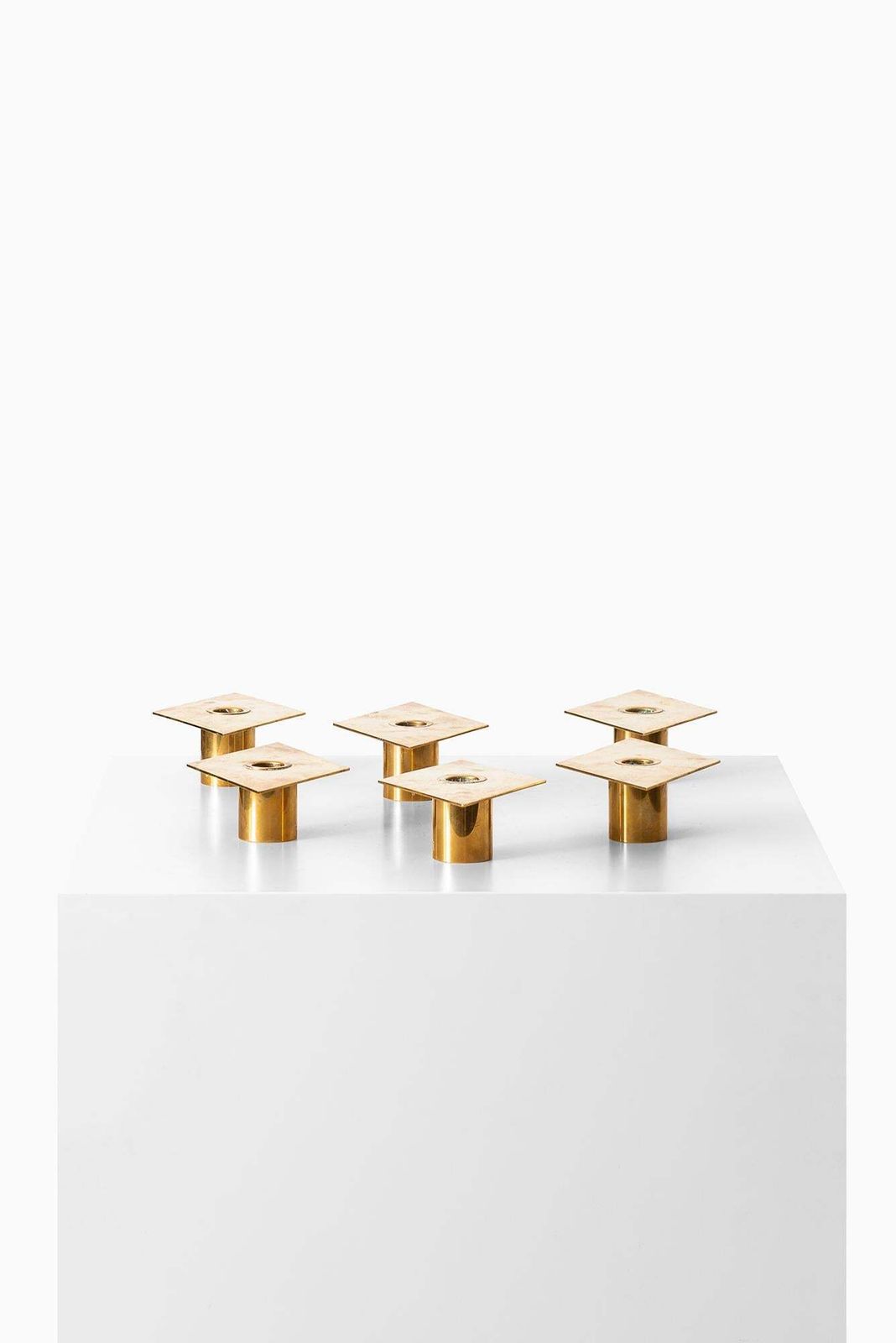 Sigurd Persson Candlesticks Model Rhomb By Sigurd Persson Design In Sweden photo for sale