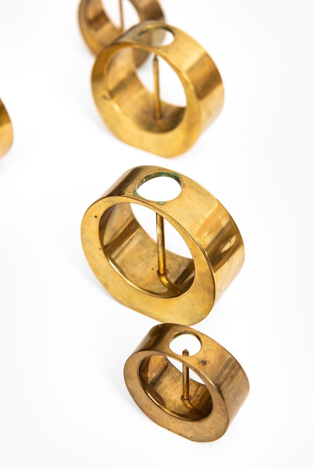 Arthur Pe Candlesticks In Brass Produced In His Own Studio Kolbäck In Sweden photo Home Decor