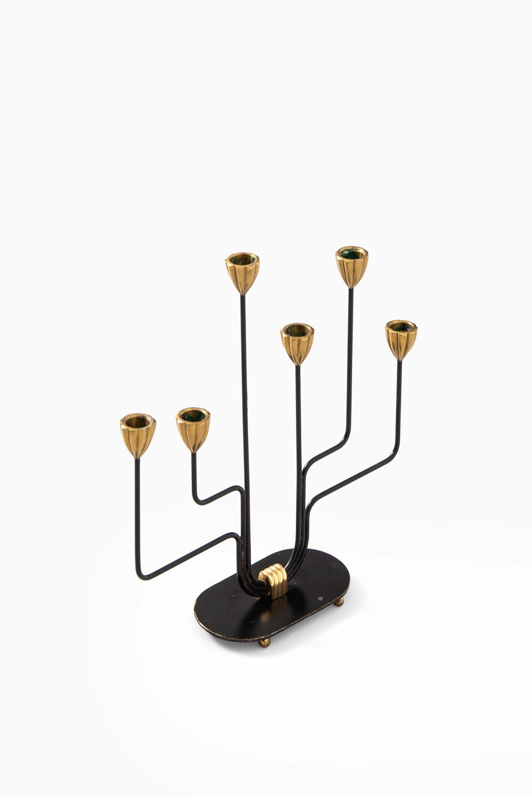Gunnar Ander Early Candlestick Produced By Ystad Metall In Sweden photo 2123.0