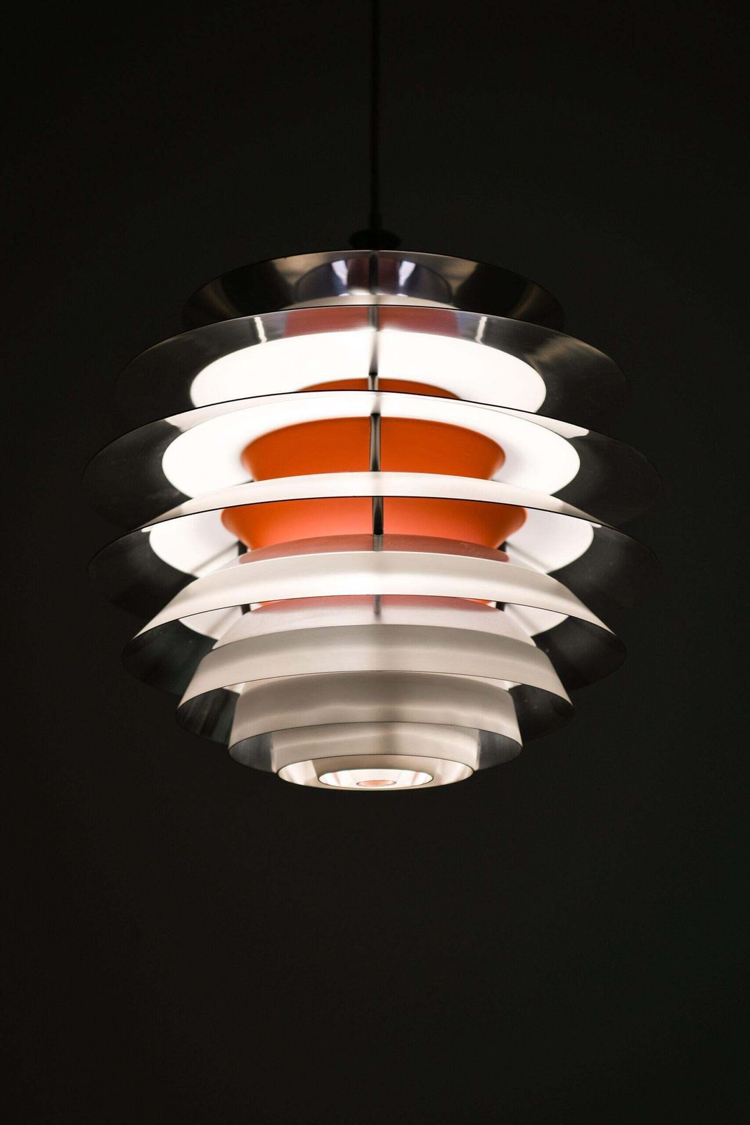 Poul Henningsen Ceiling Lamps Model Ph Kontrast Produced By Louis Poulsen photo for sale