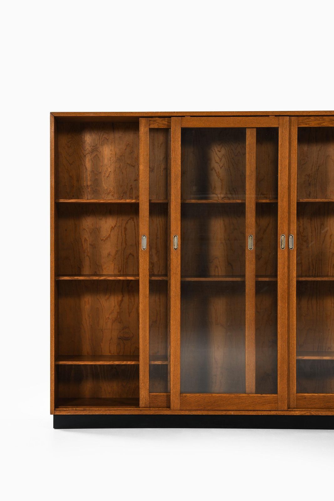 Large Display Cabinet In Oak, Pine And Metal, 1940’s photo 12740.0