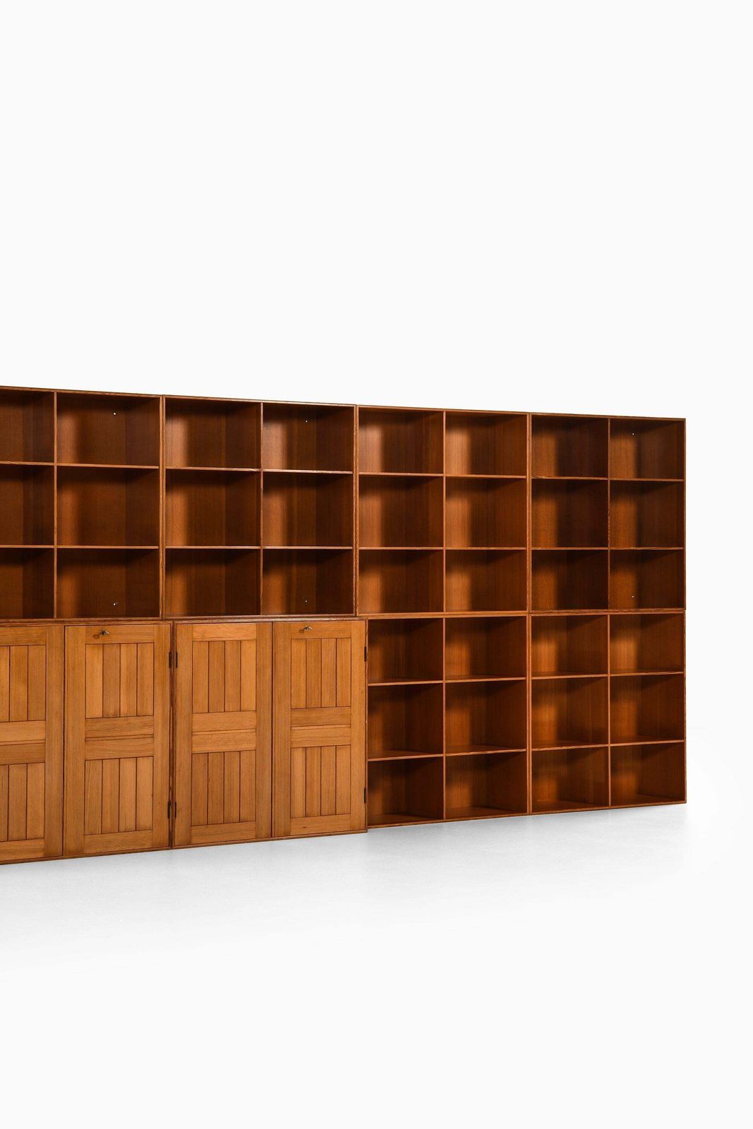Large Set Of Bookcases In Oregon Pine By Mogens Koch, 1933 photo furniture