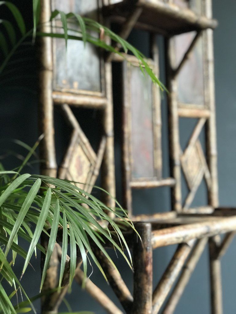 Antique Edwardian Bamboo Hallstand photo furniture