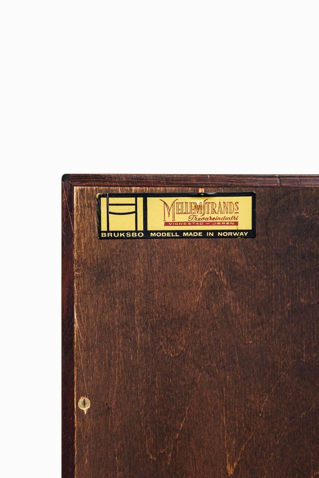 Torbjørn Afdal Bureau In Rosewood And Brass By Mellemstrans Møbelsnedkeri photo furniture