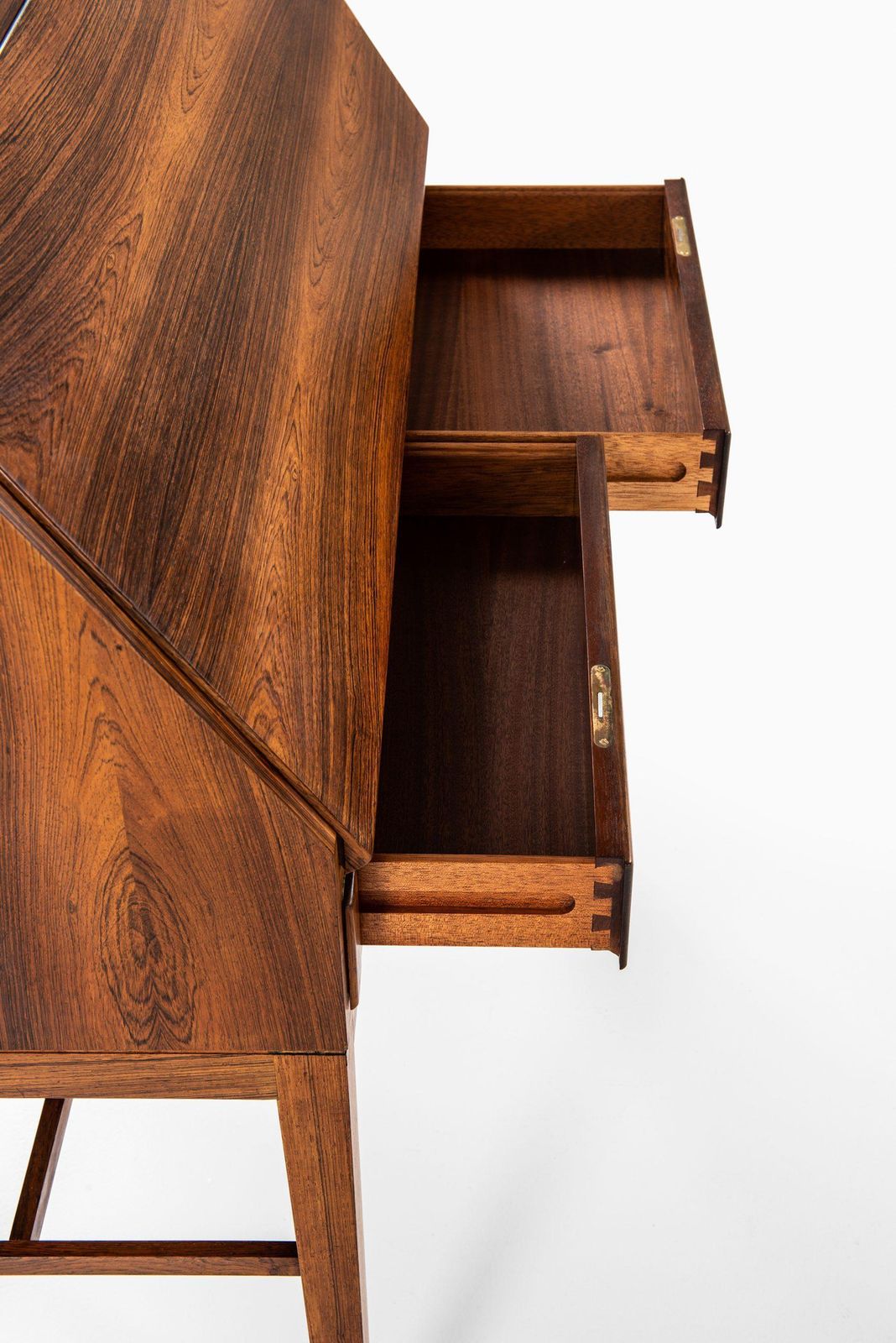 8069.0 Kai Winding Bureau / Secretaire Produced By Cabinetmaker P. Jeppesen In Denmark photo