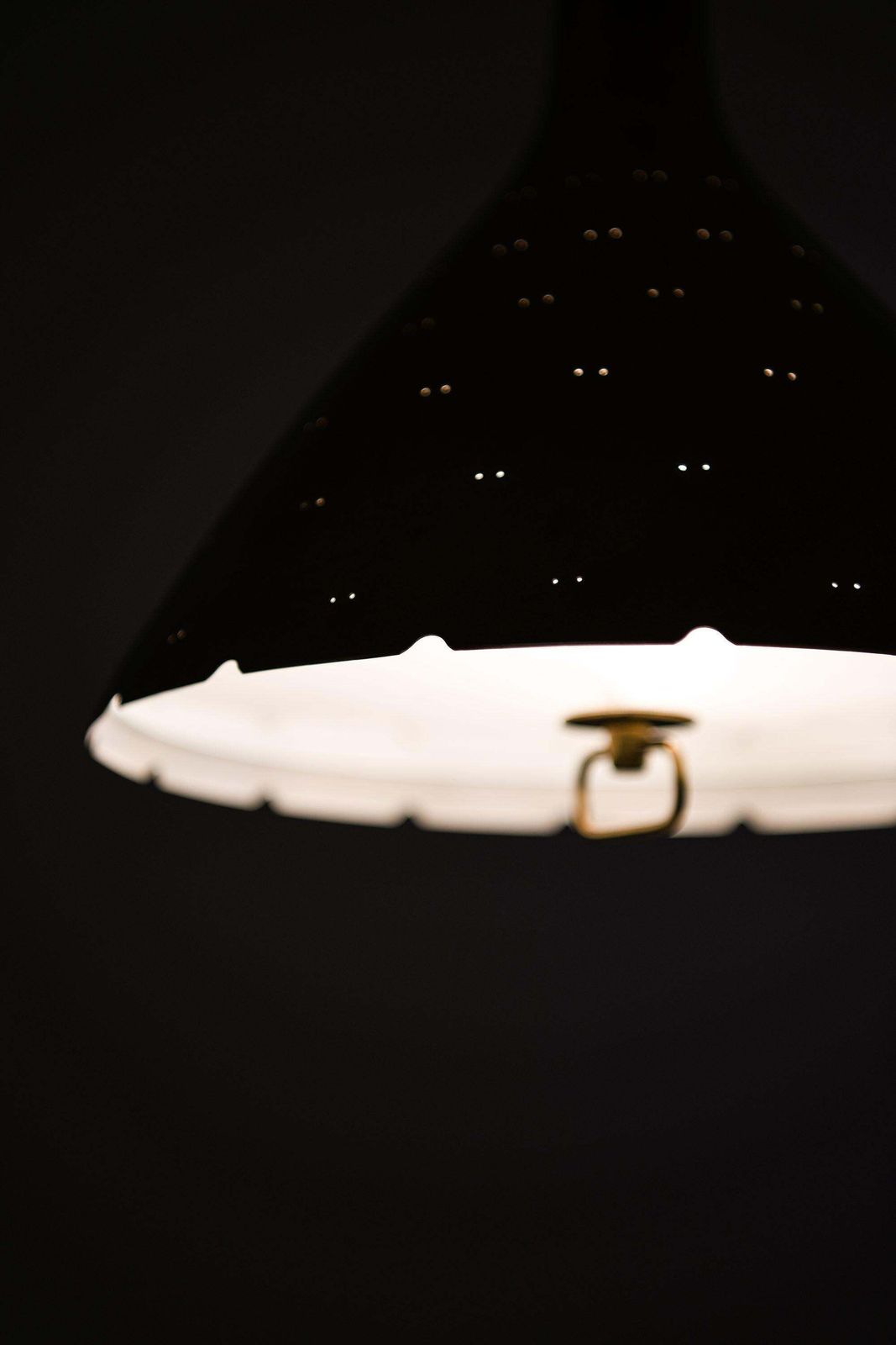 Ceiling Lamp In Brass And Glass By Paavo Tynell, 1950's photo 12740.0