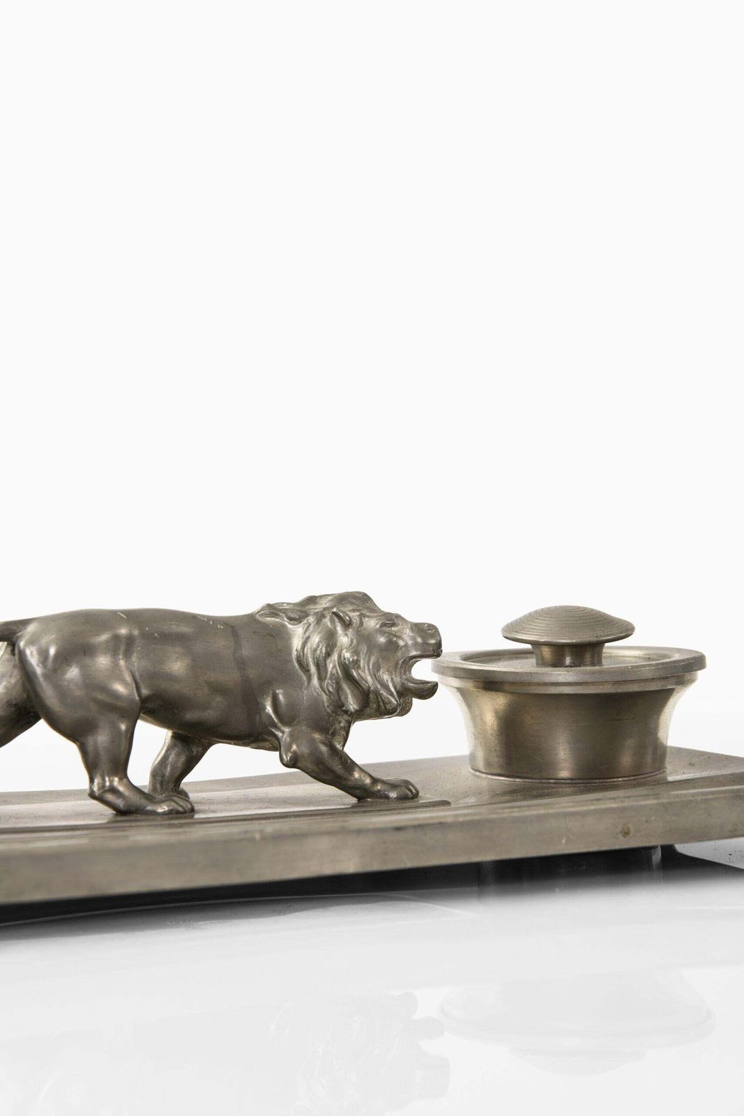 Nils Fougstedt Ink Stand Produced By Fabriksaktiebolaget Kronsilver In Sweden photo buy