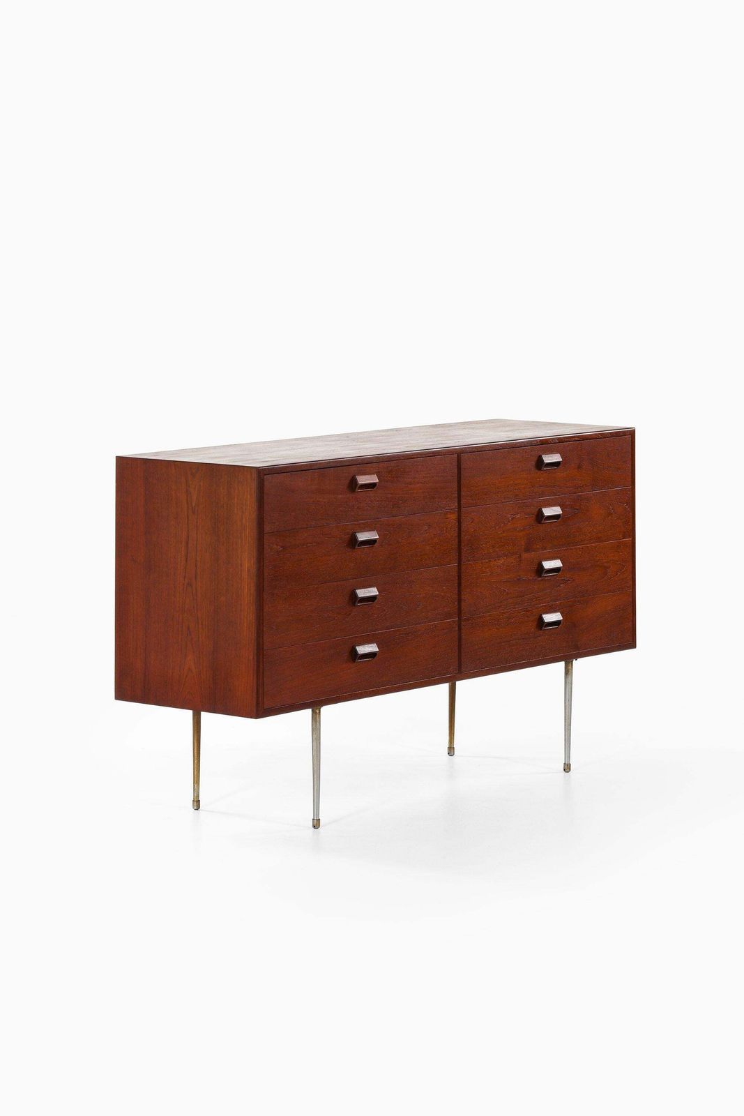 Sideboard/Bureau In Teak And Steel By Børge Mogensen, 1950s photo furniture