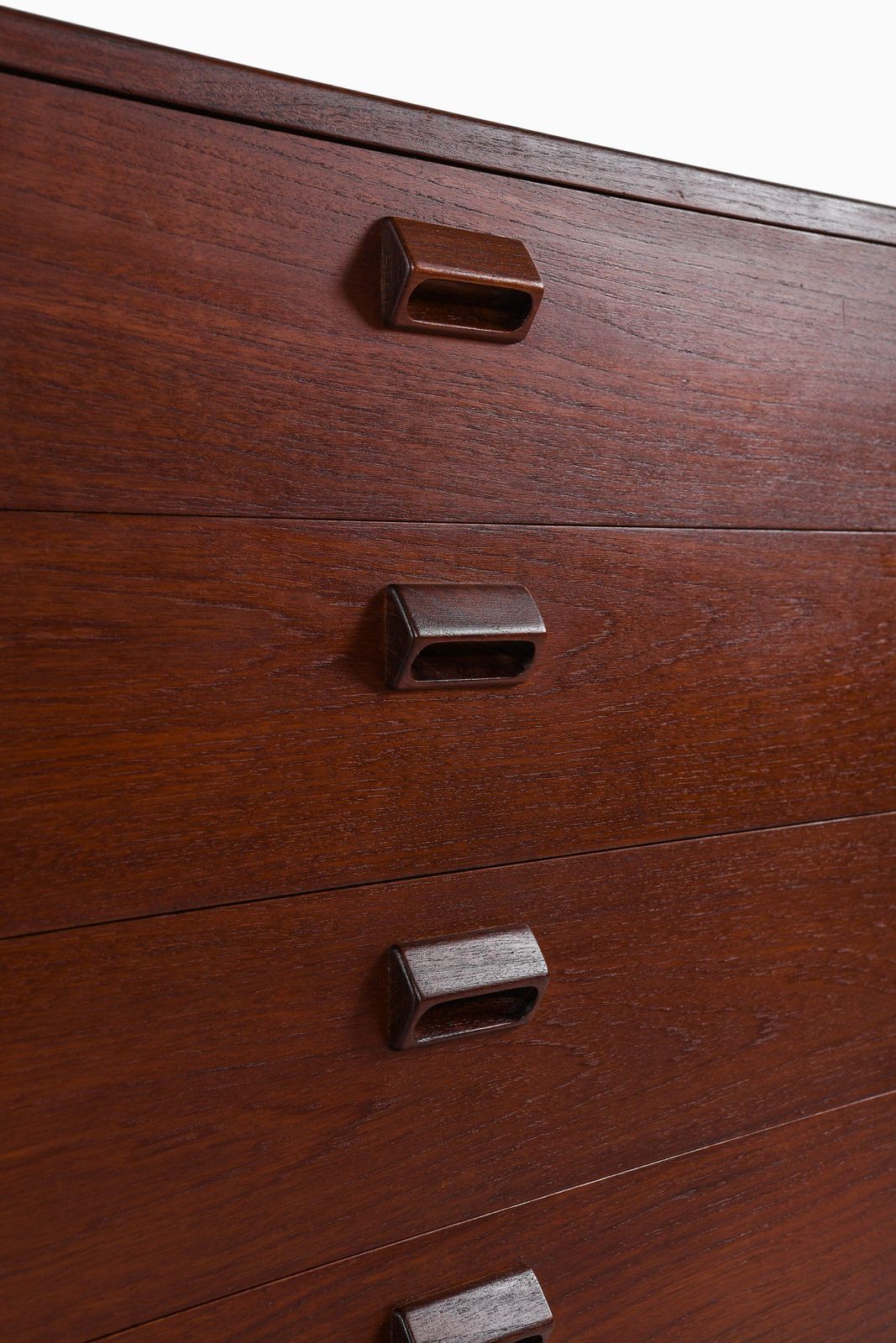Sideboard/Bureau In Teak And Steel By Børge Mogensen, 1950s photo vintage