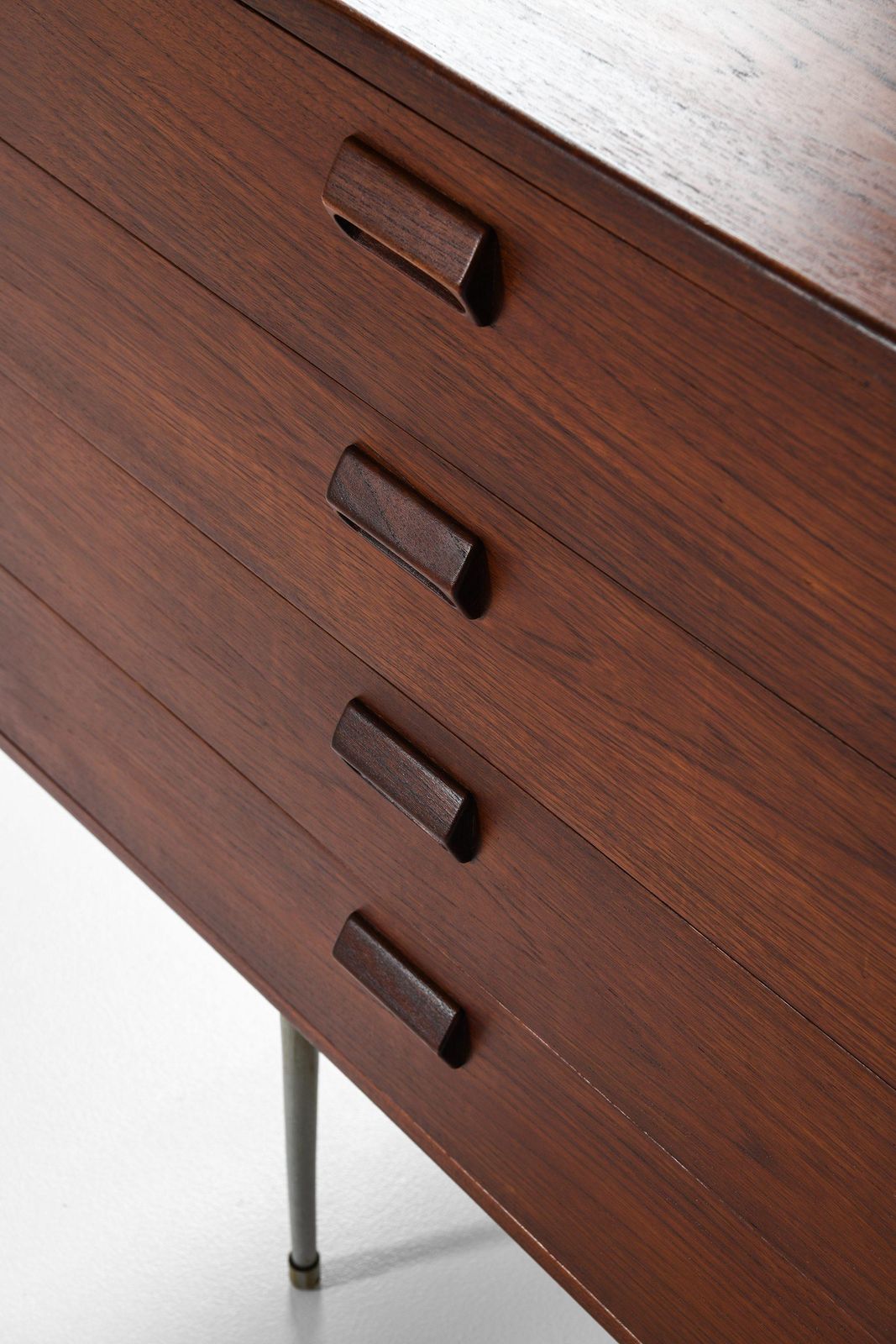 photo furniture Sideboard/Bureau In Teak And Steel By Børge Mogensen, 1950s