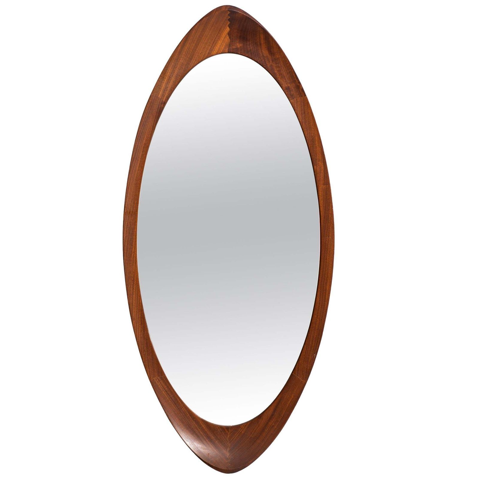 Mirror In Teak Produced By Glas & Trä Hovmantorp In Sweden