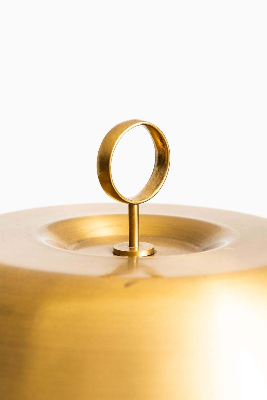 Table Lamp In Brass And Leather Produced By Falkenbergs Belysning In Sweden photo furniture