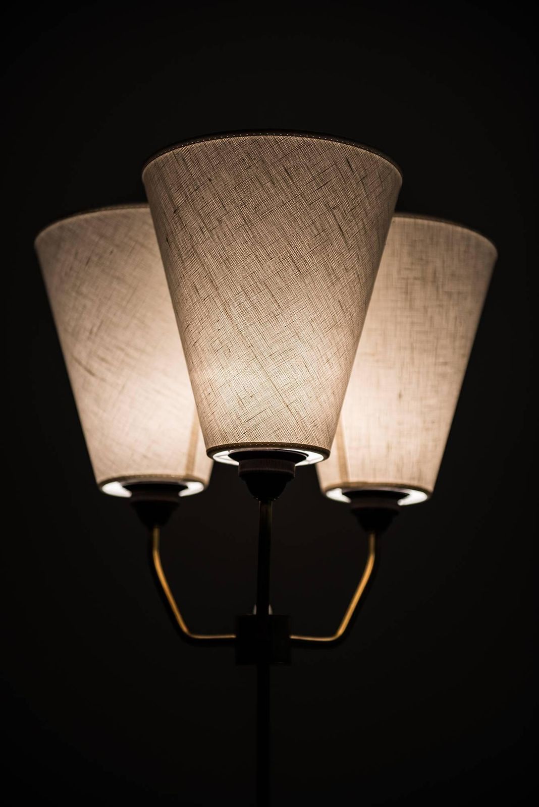 Pair Of Height Adjustable Uplights/Floor Lamps Produced In Sweden photo vintage