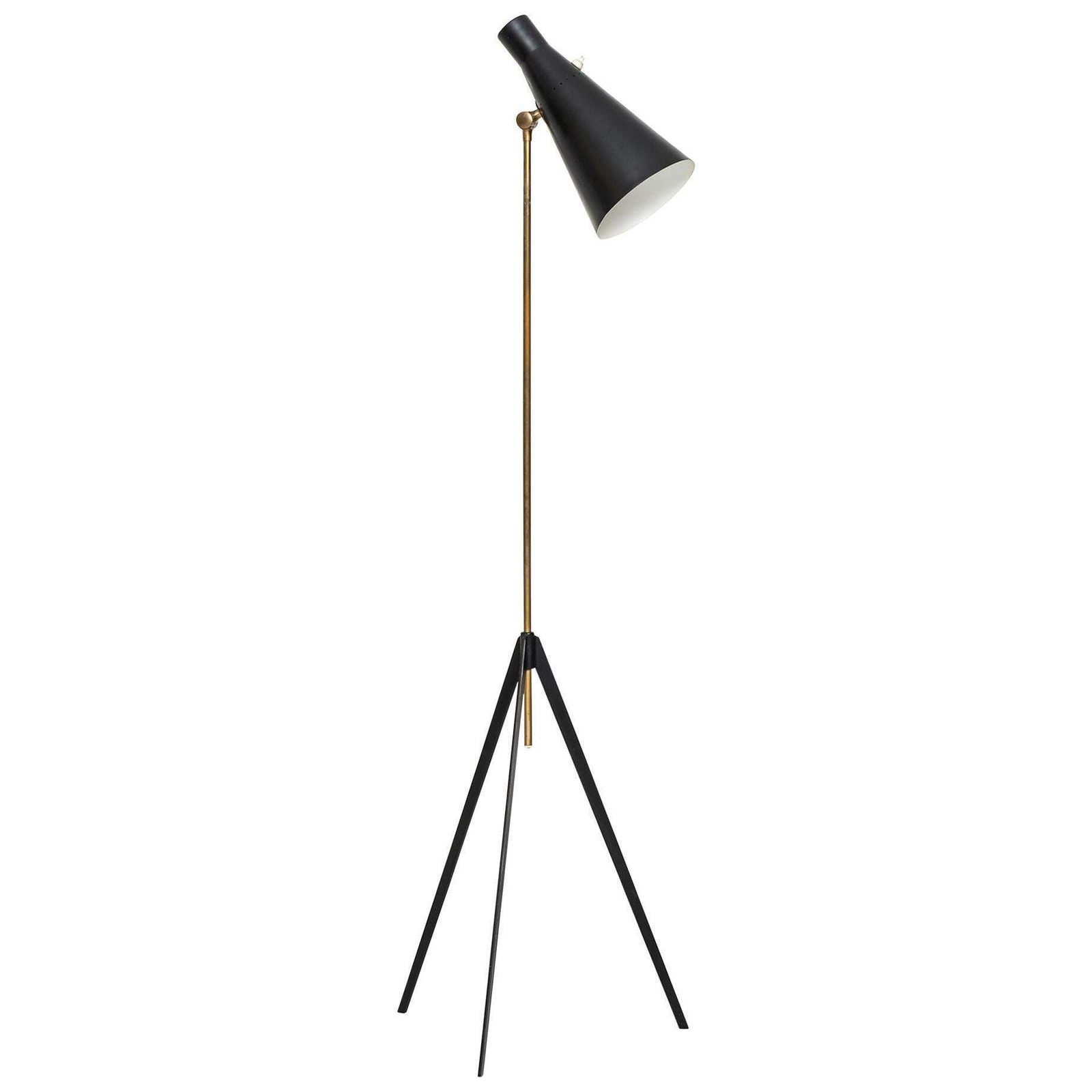 Alf Svensson Floor Lamp Model G 36 Produced By Bergbom In Sweden