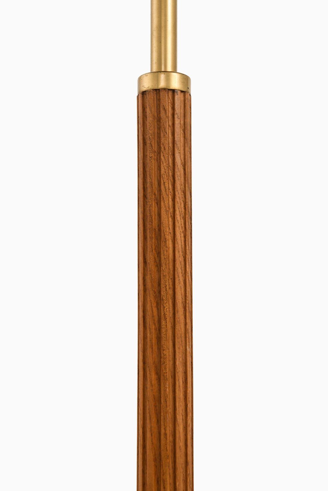 Floor Lamp In Brass And Fabric By Hans Bergström, 1950's photo 5521.0
