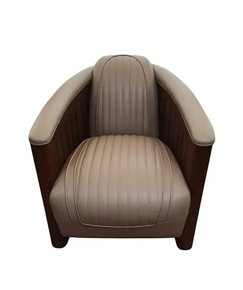 A Gorgeous Club Armchair In The Art Deco Style photo 1416.3778