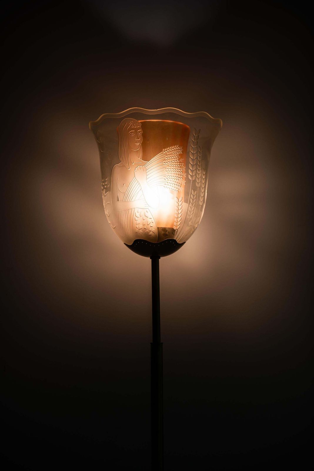 Bo Notini Floor Lamp Model No G4 Produced By Glössner & Co. In Sweden photo Lighting