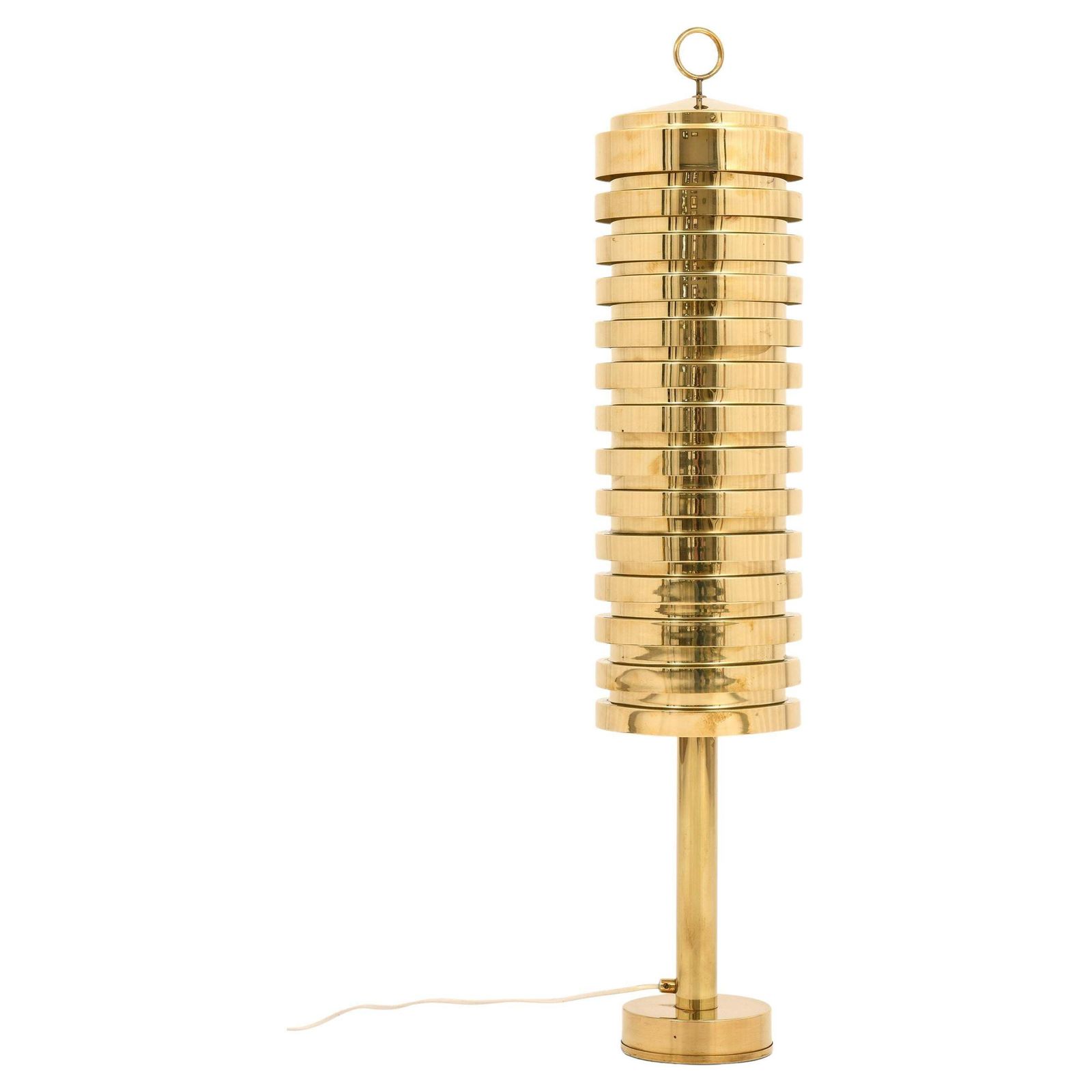 Floor Lamp In Brass By Hans Agne Jakobsson, 1950's