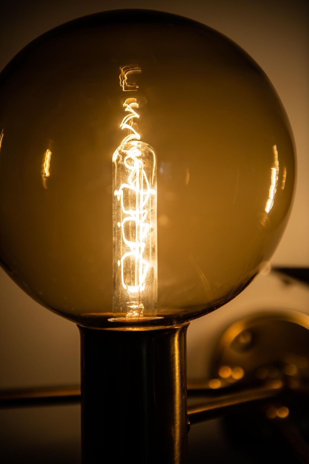 Hans Agne Jakobsson Wall Lamps Model V 149/2 In Brass And Glass photo 1486.0