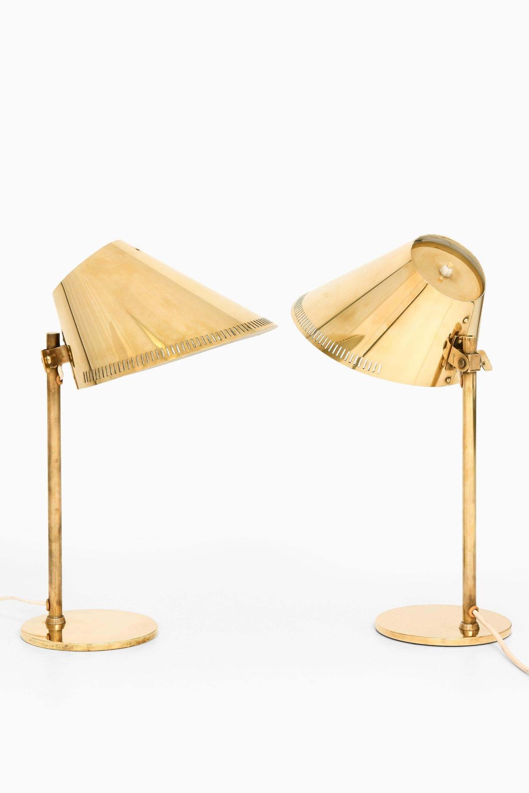 Table Lamp In Brass By Paavo Tynell, 1950's photo buy