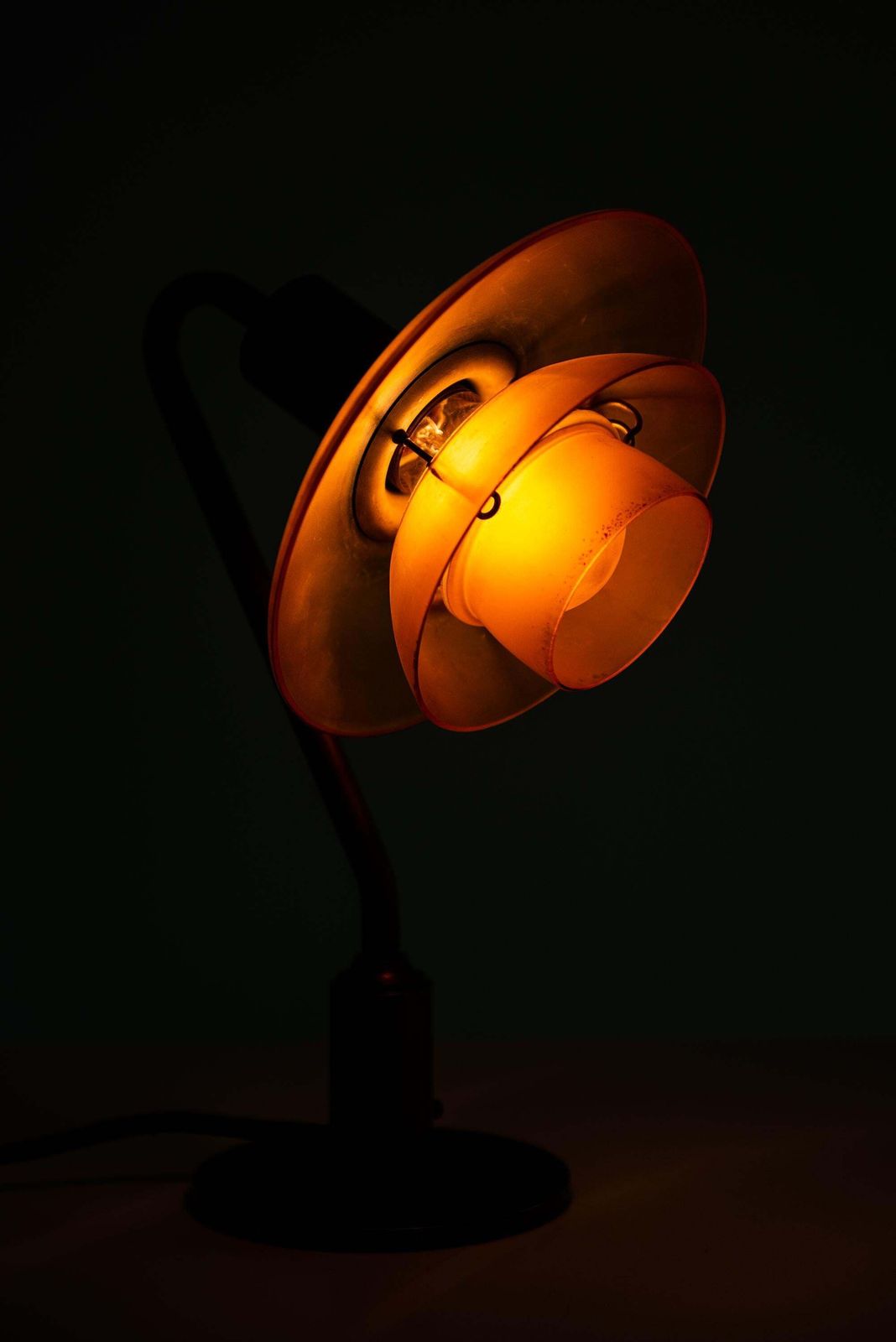 photo for sale Poul Henningsen Table Lamp Model Ph 2/2 'Vintergækken' By Louis Poulsen