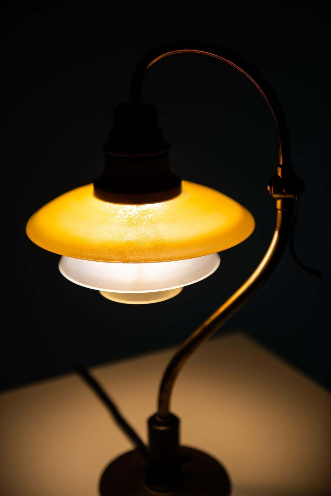 photo for sale Poul Henningsen Table Lamp Model Ph 2/2 Produced By Louis Poulsen In Denmark