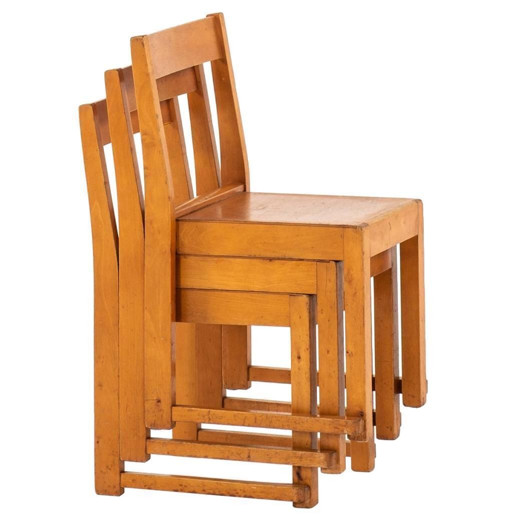 Sven Markelius Children Chairs Produced In Sweden