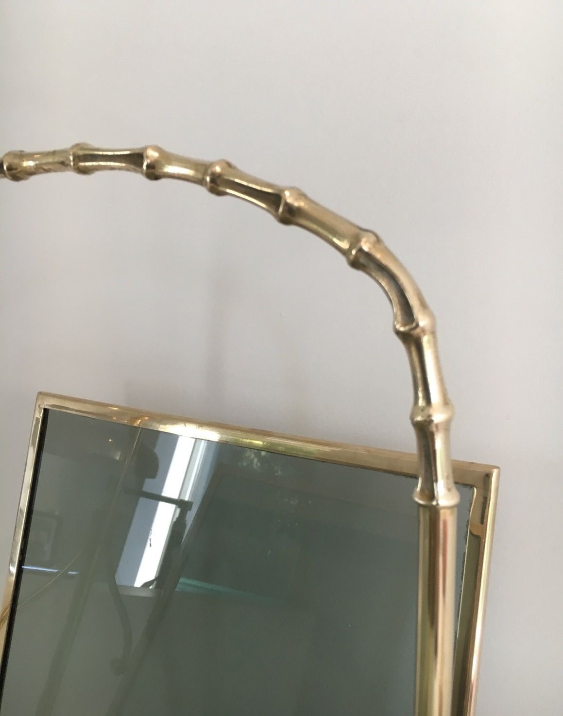 Home Decor Faux Bamboo Style Magazine Rack In Bronze From Maison Baguès photo