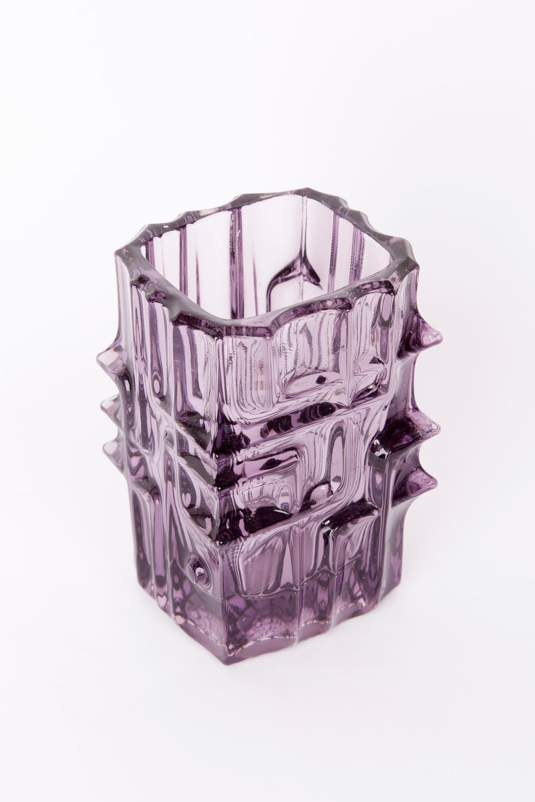 Violet Vase By Vladislav Urban For Sklo Union, 20th Century, Europe, 1960s photo furniture