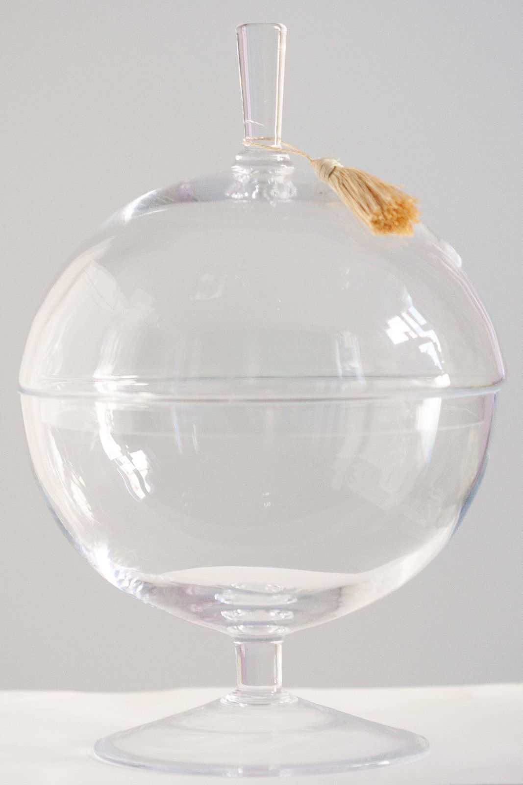 Big Mid Century Transparent Vase For Candy, Italy, 1960s photo furniture