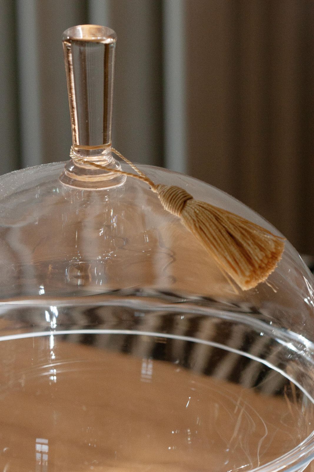 photo for sale Big Mid Century Transparent Vase For Candy, Italy, 1960s