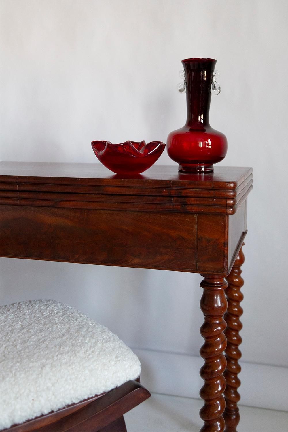 Mid Century Vintage Dark Red Vase, Europe, 1980s photo for sale