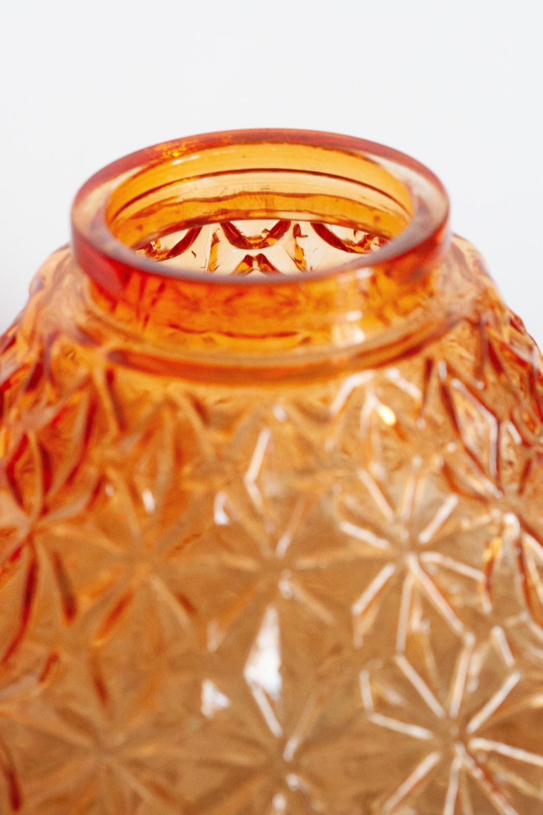 Home Decor Vintage Orange Vase, 20th Century, Europe, 1960s photo