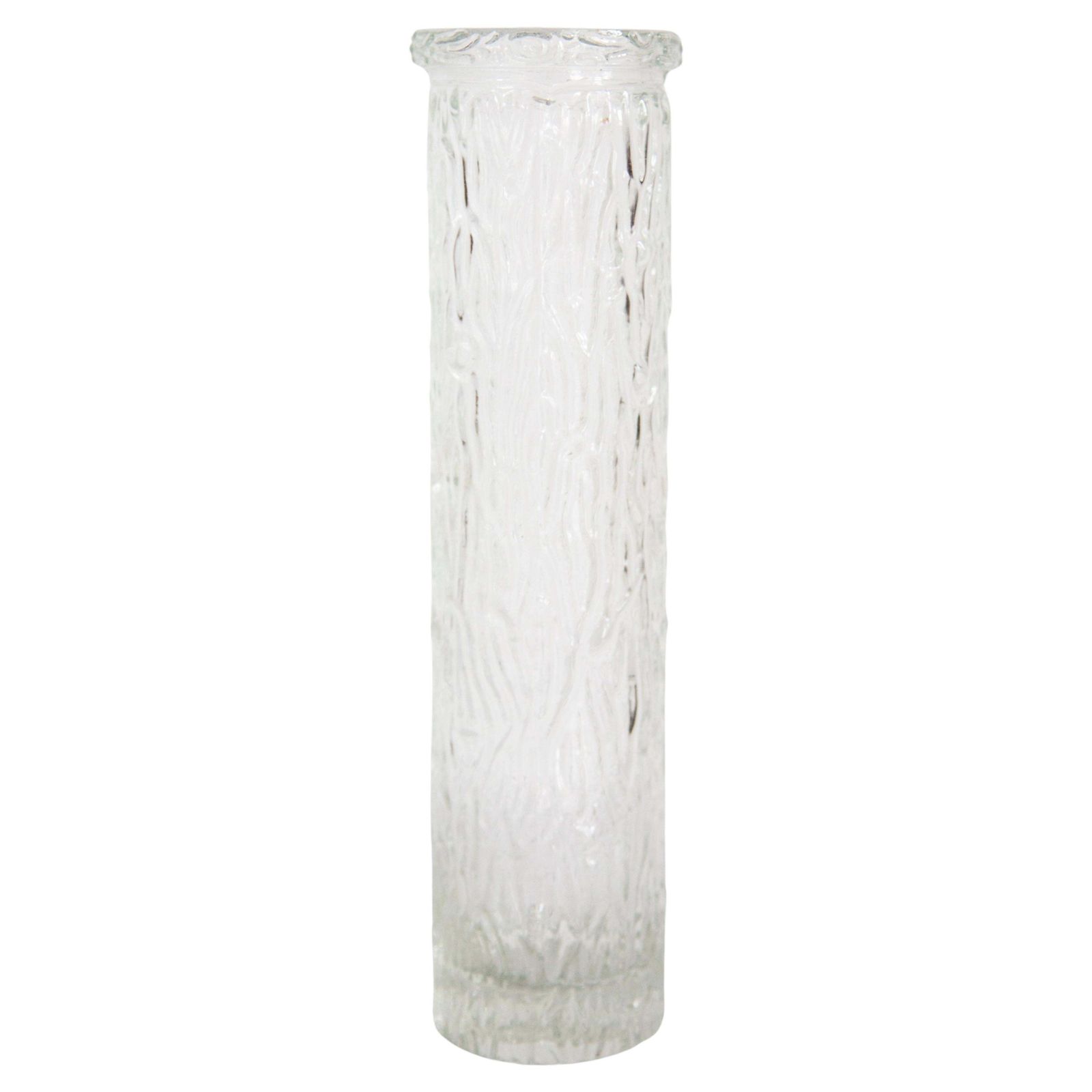Mid Century Vintage Transparent Oberglass Vase Rock Crystal, Austria, 1970s