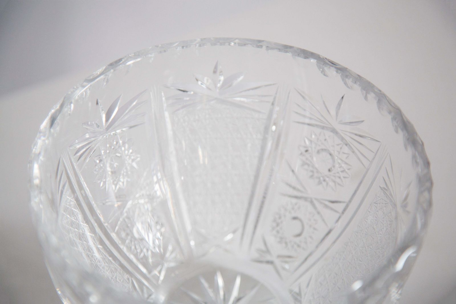 Mid Century Vintage Transparent Crystal Glass Sugar Bowl, Italy, 1960s photo vintage