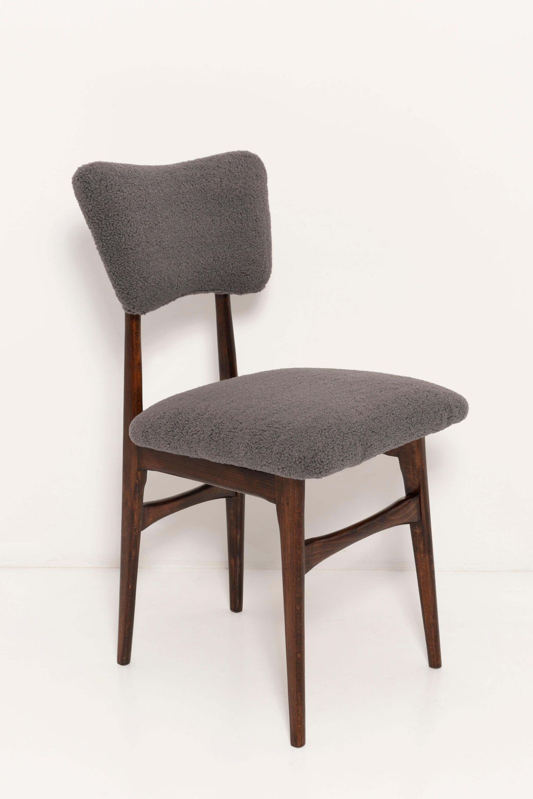 20th Century Dark Gray Boucle Chair, 1960s photo furniture