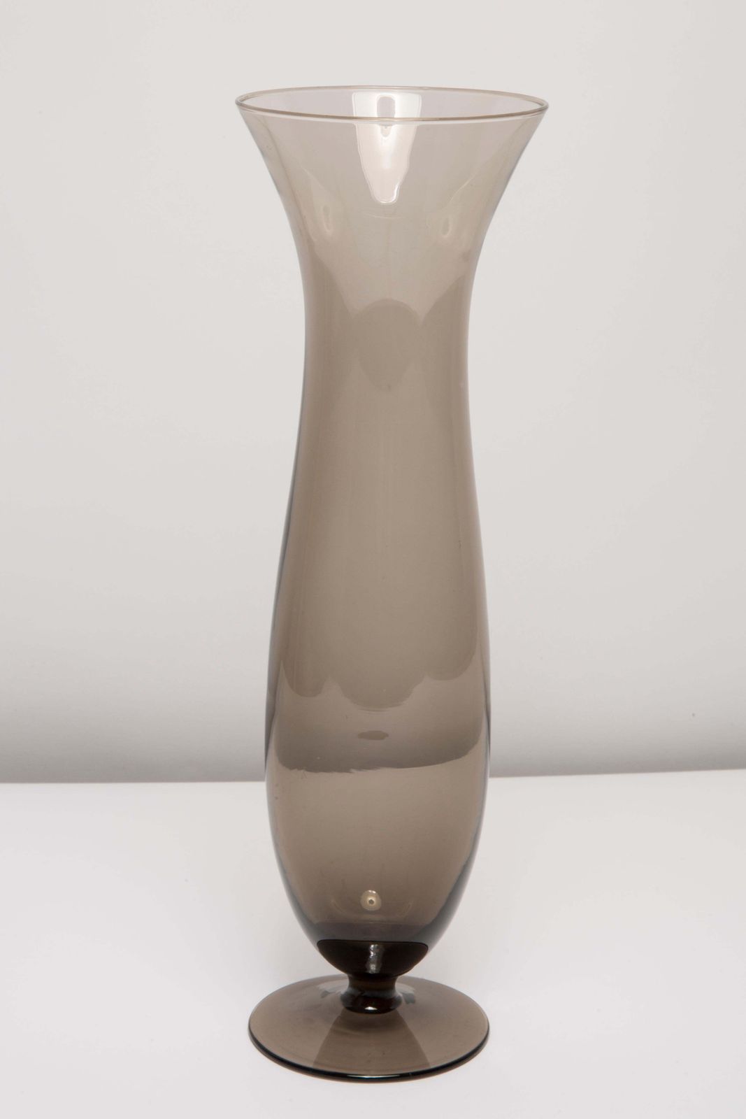 Mid Century Vintage Beige Slim Vase, Europe, 1960s photo vinterior