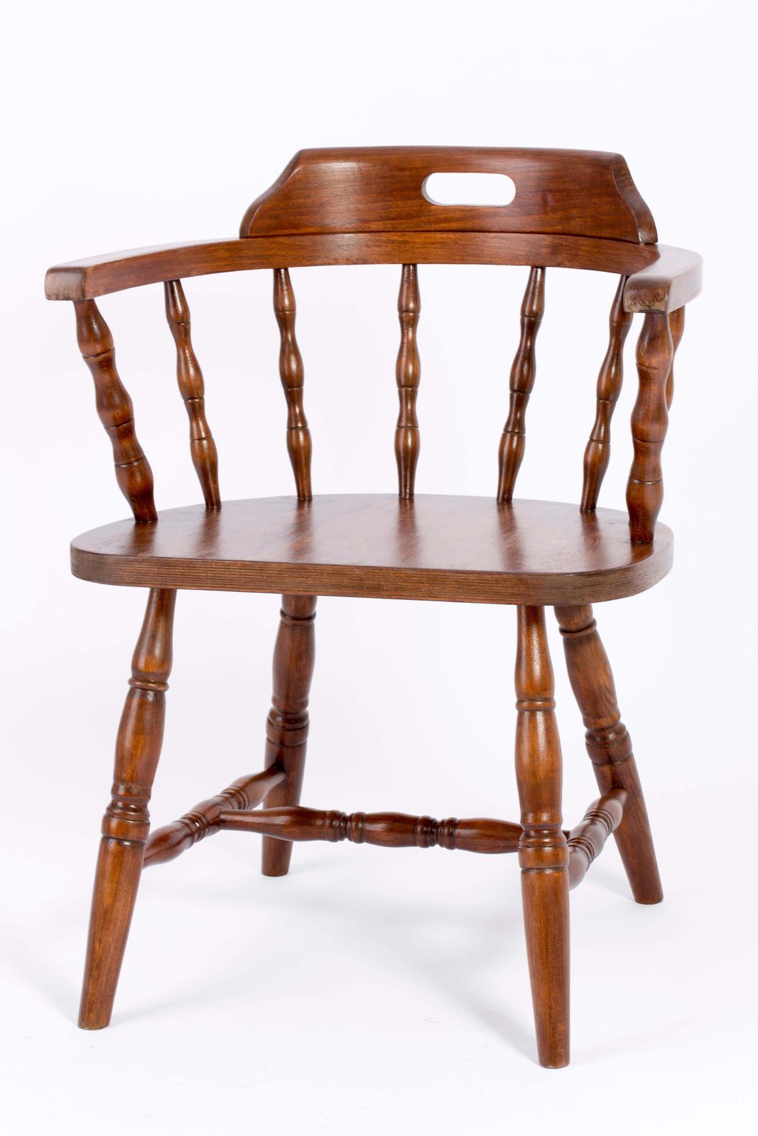 20th Century Dark Brown Beechwood Chair, 1960s photo Furniture