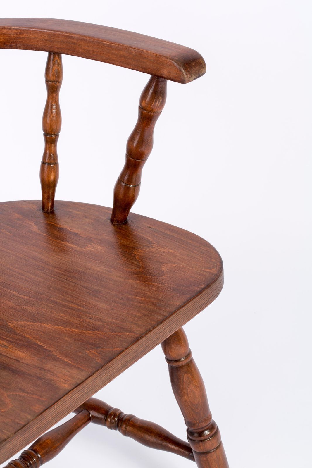 photo furniture 20th Century Dark Brown Beechwood Chair, 1960s